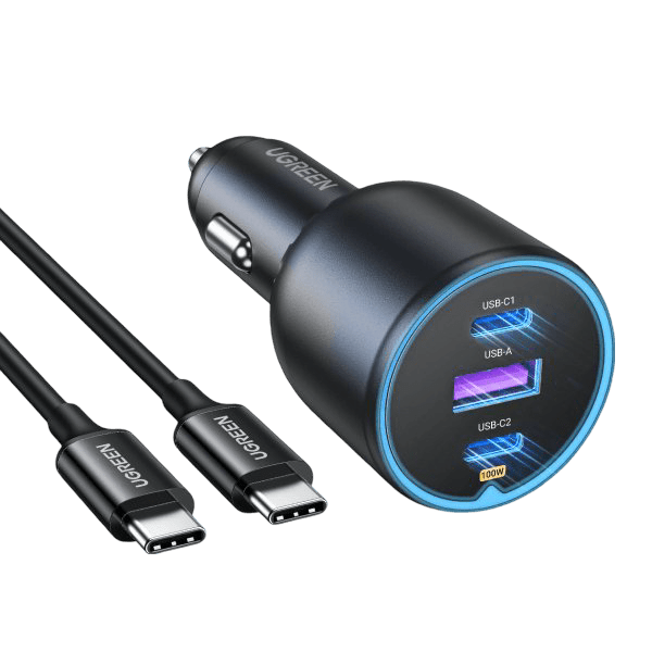 UGREEN 130W USB C Car Charger-3 Ports UGREEN CA - Main Image