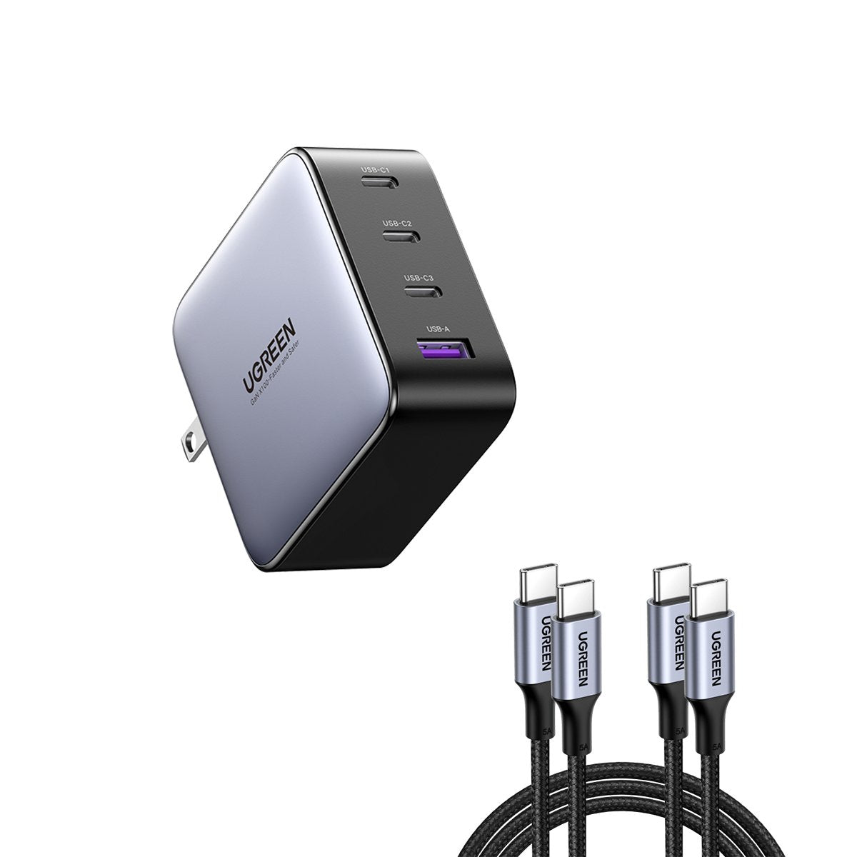 Ugreen Nexode 100W USB C GaN Charger-4 Port Wall Charger – UGREEN