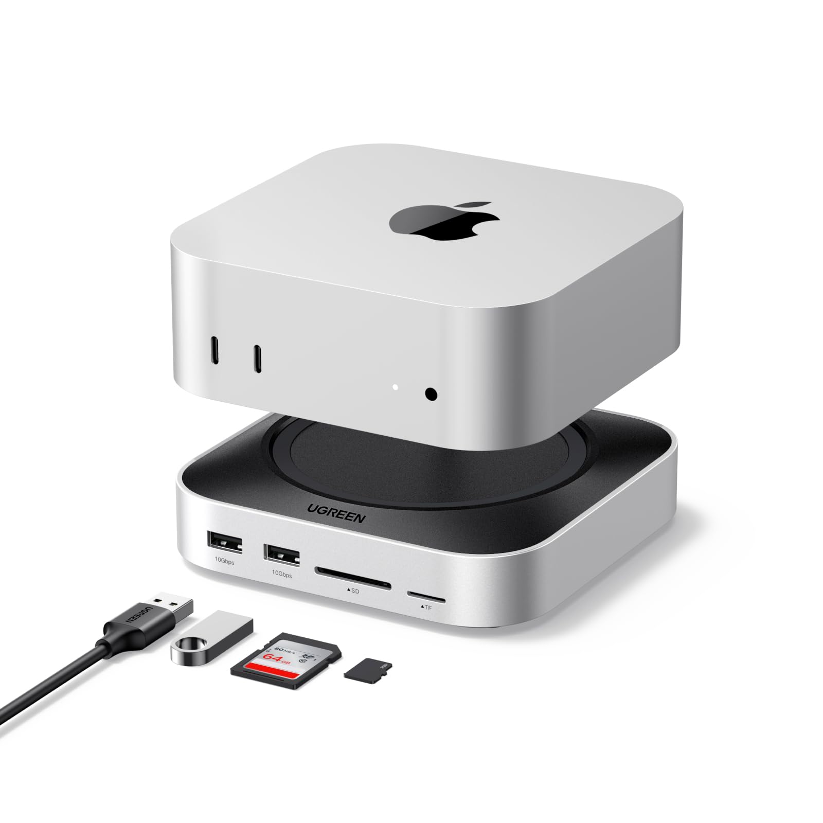 Apple 2024 Mac mini m4 UGREENドッキングステーション UGREEN Mac Mini M4 Docking Station with SSD Enclosure – 11
