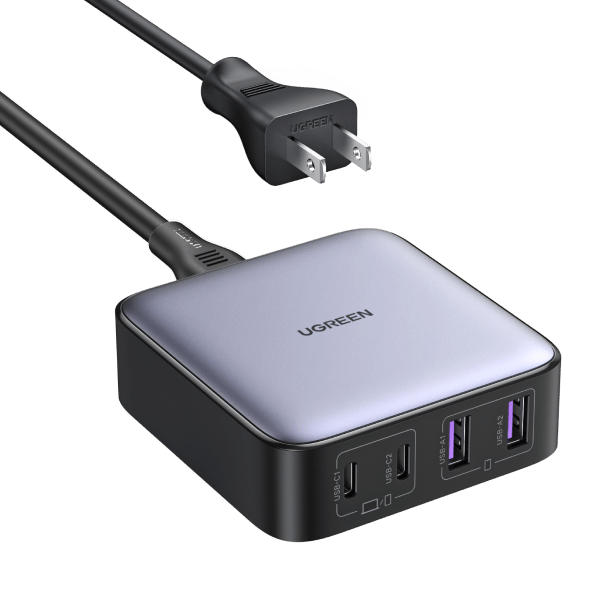 Ugreen 65W USB C GaN Charger-4 Ports Desktop Charger