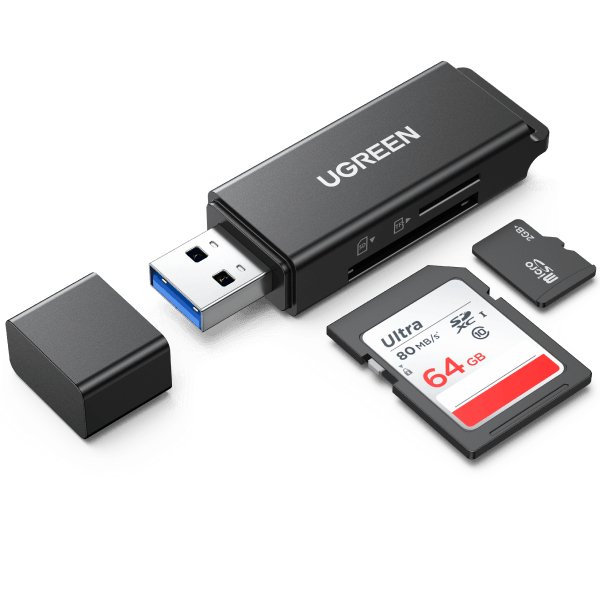 Lecteur de carte Ugreen USB 3.0 avec SD/TF