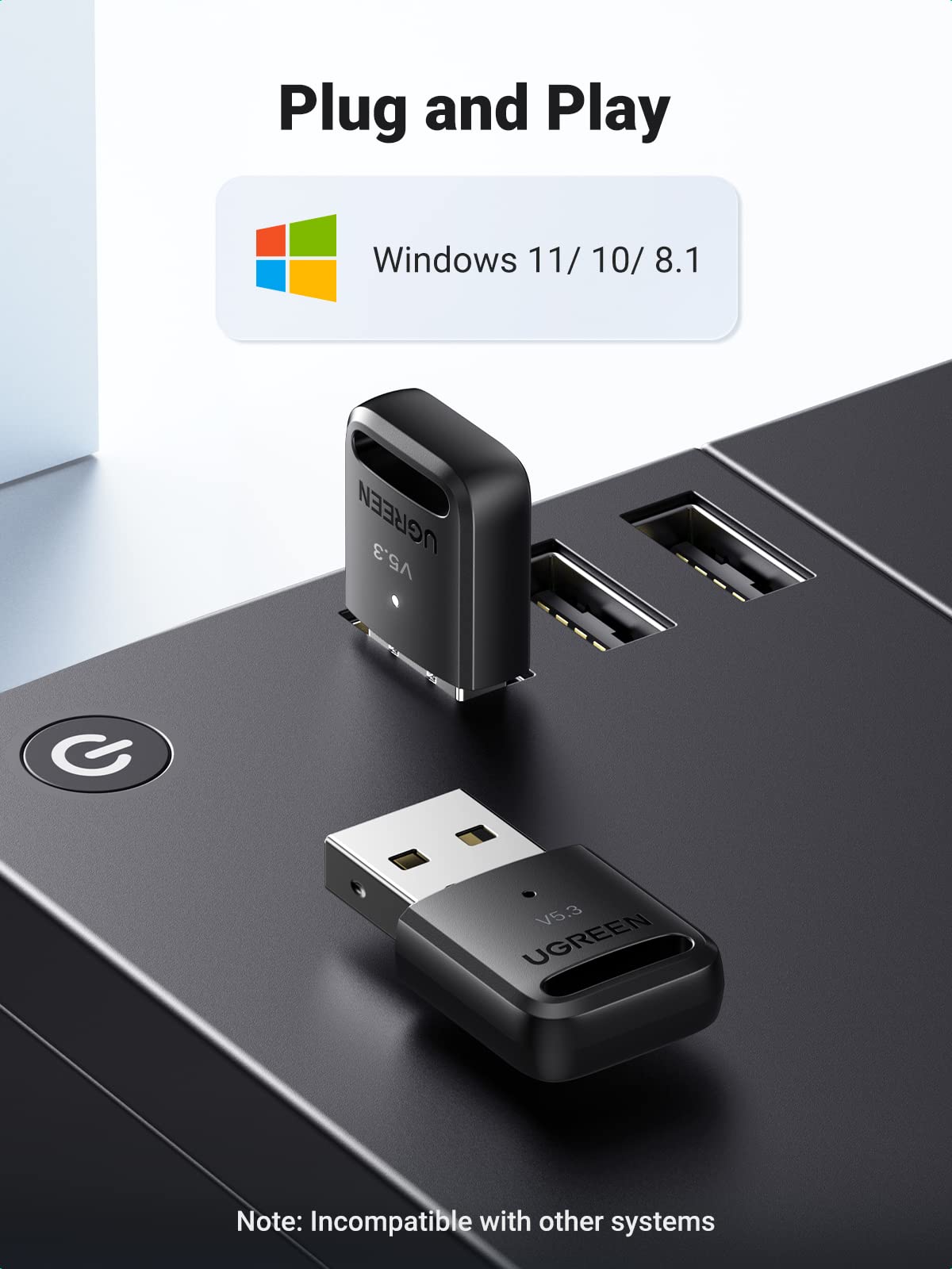 Ugreen USB Bluetooth 5.3 Adapter for PC | UGREEN CA