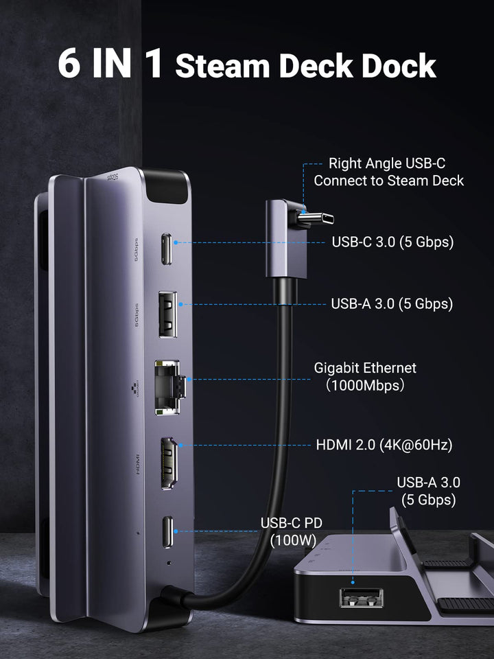ugreen 6-in-1 steam deck dock