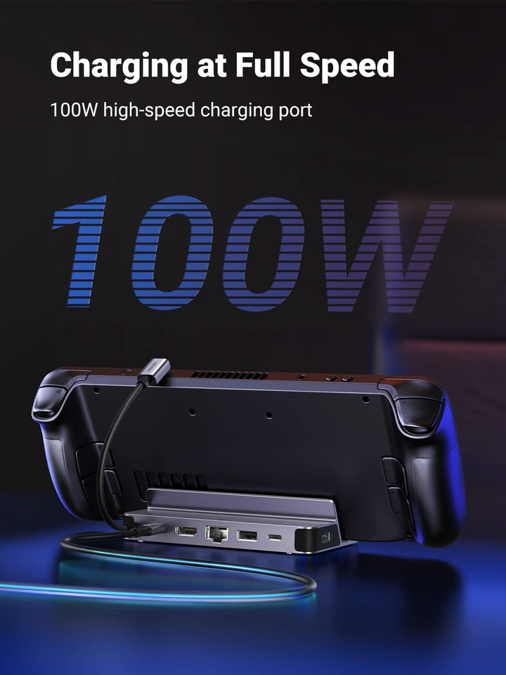 ugreen 6-in-1 4k hdmi fast charge universal docking station-100w high speed charging port