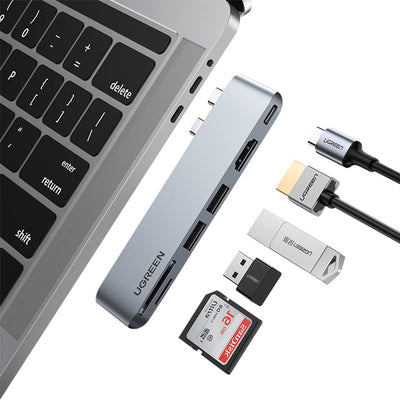 Ugreen 6-in-2 USB C Hub for MacBook Pro/Air – UGREEN