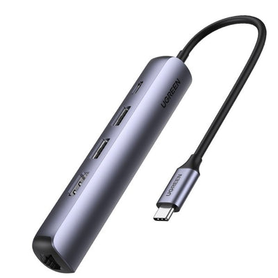 Hub USB C 5-en-1 Ugreen Ultra Slim