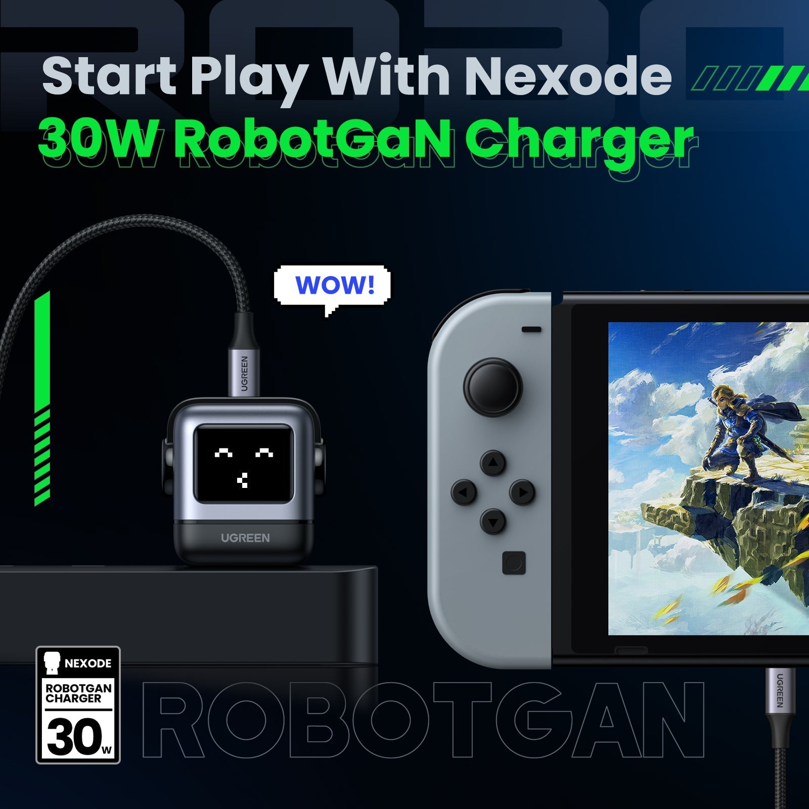 Ugreen Nexode RG 30W USB C GaN Charger