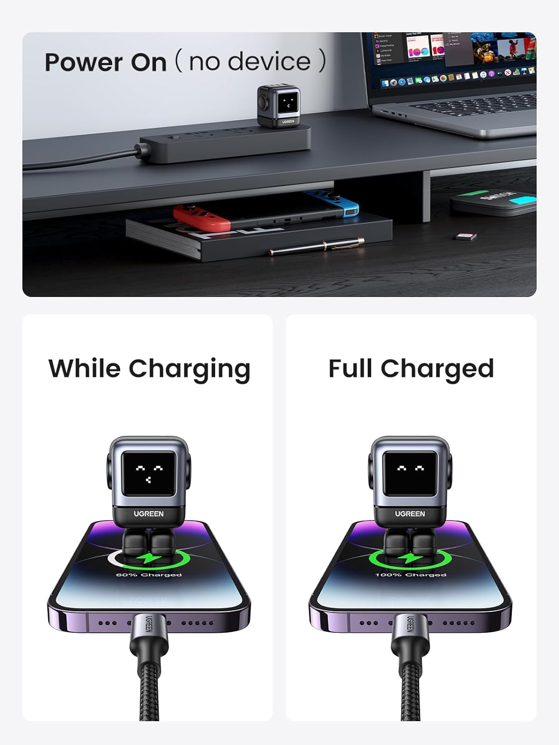 Rg Charger Module UGREEN Nexode RG 65W USB-C GaN Charger | UGREEN CA